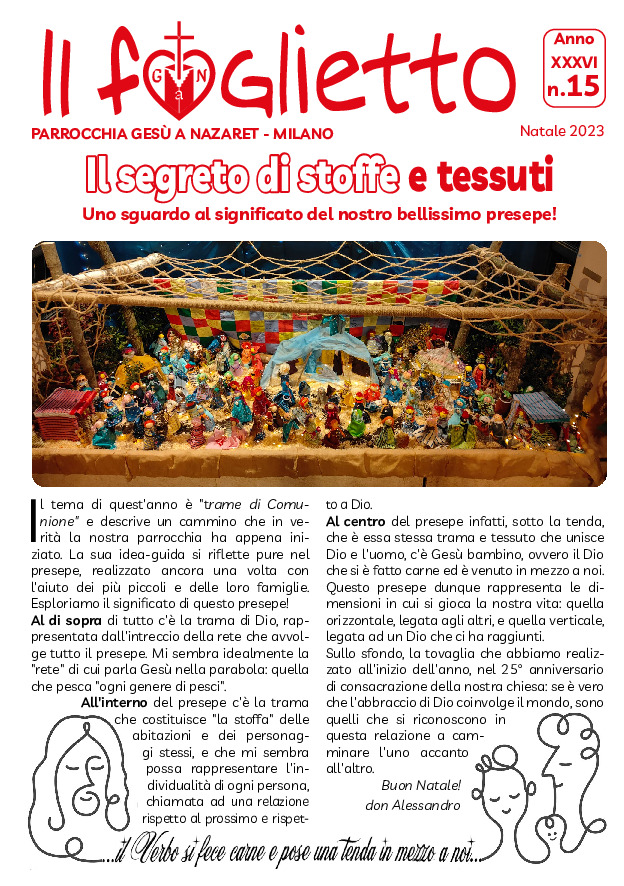 thumbnail of N15 – Natale 2023 – Il segreto di stoffe e tessuti – Ciao Vincenzo e grazie!