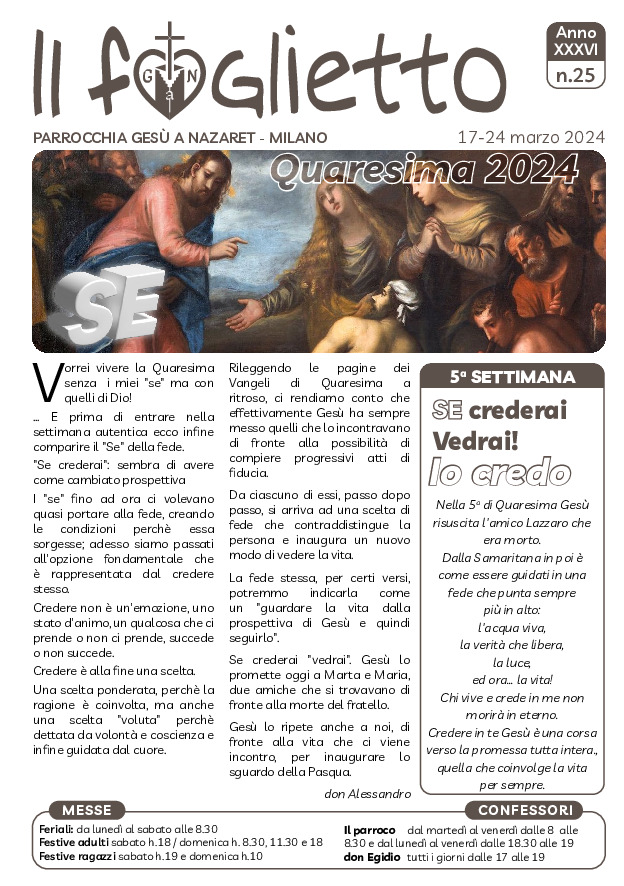 thumbnail of N25 – 17/3/2024 – SE crederai vedrai! – Per amore del mio popolo non tacerò