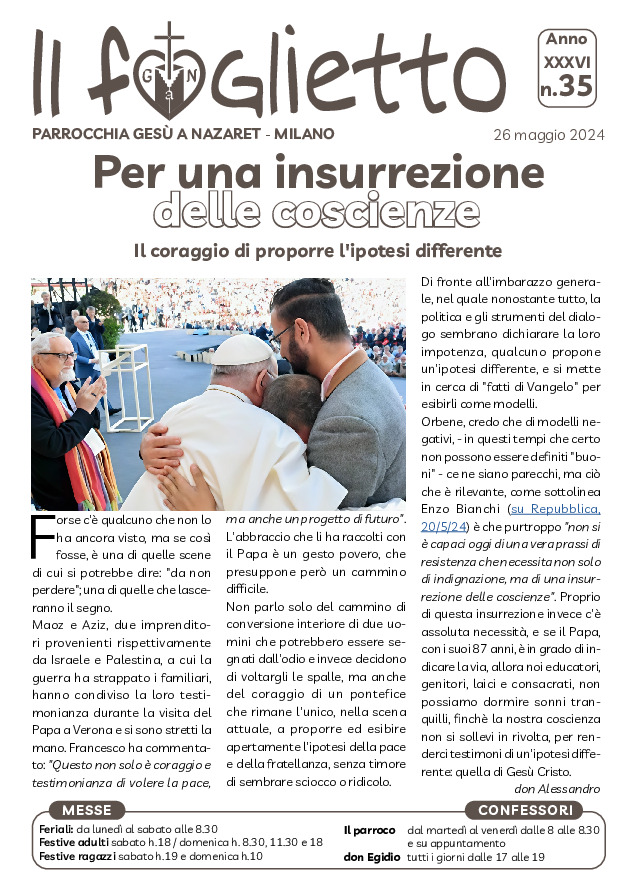 thumbnail of N35 – 26/5/2024 – Per una insurrezione delle coscienze