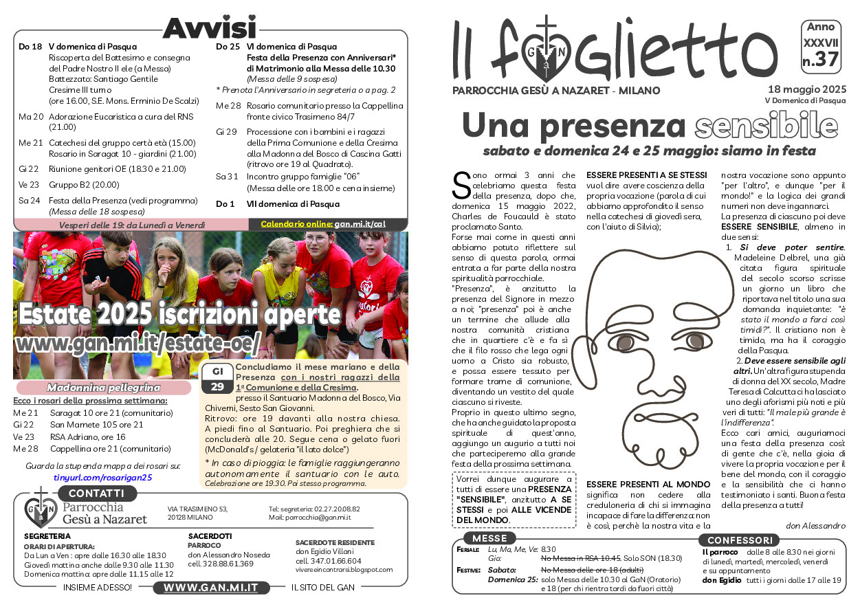 thumbnail of N37 – 18(5/2025 – Una presenza sensibile