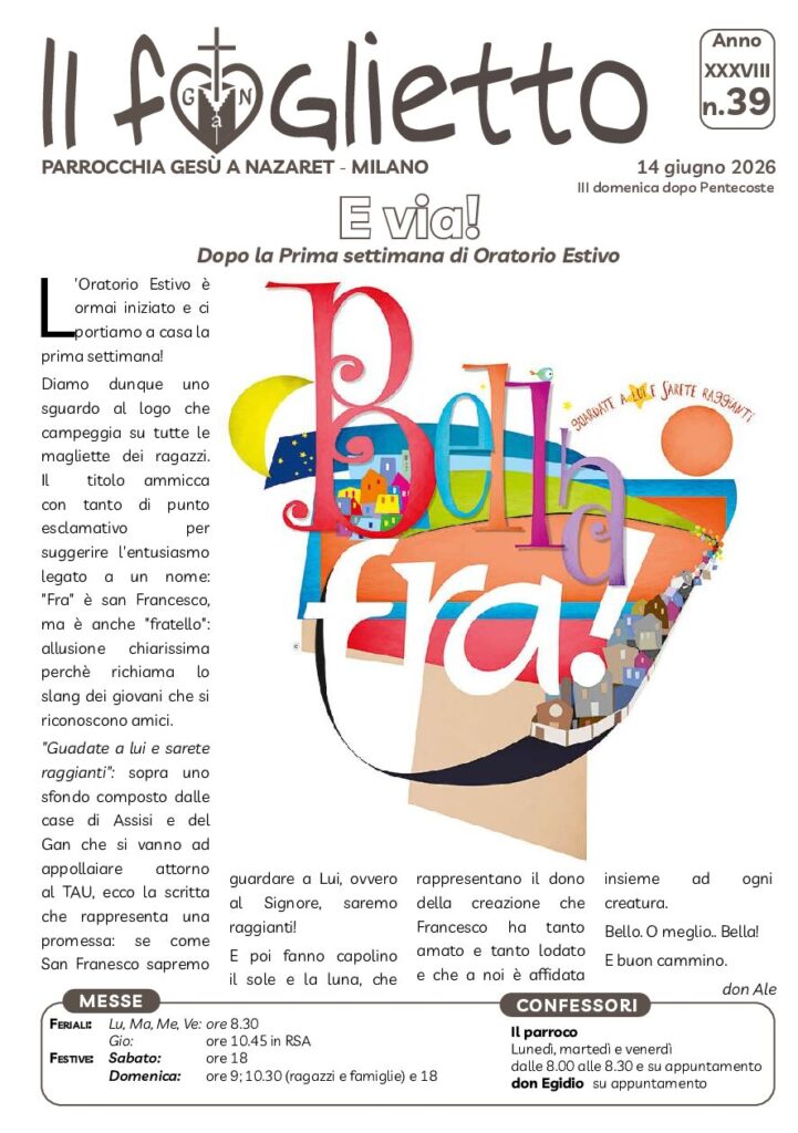 thumbnail of N39 – 14/6/2026 – E via! (Dopo la prima settimana di OE)