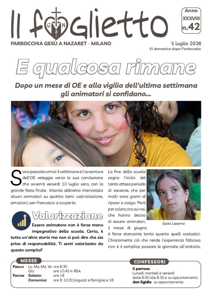 thumbnail of N42 – 5/7/2026 – E qualcosa rimane (Dopo un mese di OE…)